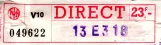 Erwachsenkarte für Gesellschaft für zwischengemeindlichen Verkehr zu Brüssel (MIVB/STIB) (1982)