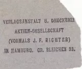 Erwachsenkarte für Hamburger Hochbahn (HHA), die Rückseite (1920)