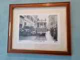 Florenz Straßenbahnlinie 4 mit Triebwagen 1 im Hotel Martelli (2023)