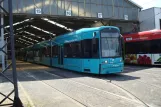 Frankfurt am Main Niederflurgelenkwagen 219 innen Heilbronner Straße (2010)