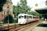 Frankfurt am Main Straßenbahnlinie 14  am Freiligrathstr. (1998)