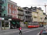 Gmunden Straßenbahnlinie 174 mit Triebwagen 8 am Franz-Josef-Platz (2009)