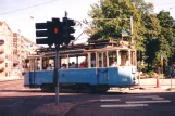 Göteborg 12 (Lisebergslinjen) mit Triebwagen 198nah Berzeliigatan (1995)