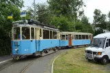 Göteborg 12 (Lisebergslinjen) mit Triebwagen 92 am Sankt Sigfrids Plan (2012)