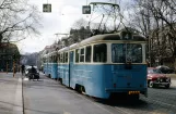 Göteborg Straßenbahnlinie 4 mit Triebwagen 520 auf Vasaplatsen (1962)