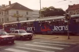 Graz Straßenbahnlinie 7 am Eggenbergen Gürtel (1982)