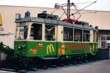 Graz Triebwagen 222 am McDonald's Vöcklabruck (2002)