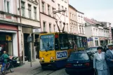 Grudziądz Straßenbahnlinie 1 mit Triebwagen 47 auf Stara (2004)