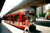 Halle (Saale) Straßenbahnlinie 2 am Riebeckplatz (2001)