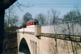 Hannover Aaßenstrecke mit Generatorwagen 904 am Zweigkanal nack Hildeheim (2004)