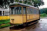 Hannover Beiwagen 52 draußen Straßenbahn-Museum (1993)