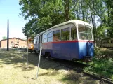 Hannover Beiwagen 968 draußen Straßenbahn-Museum (2022)