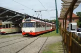 Hannover Gelenkwagen 3533 am Straßenbahn-Museum (2010)