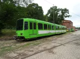 Hannover Gelenkwagen 6166 am Lager- und Abstelhalle (2020)