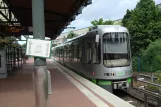 Hannover Straßenbahnlinie 1 mit Gelenkwagen 2516 am Langenhagen (2012)