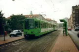 Hannover Straßenbahnlinie 10 mit Gelenkwagen 6062 am Clevertor (1998)