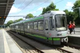 Hannover Straßenbahnlinie 3 mit Gelenkwagen 2559 am Altwarmbüchen (2012)