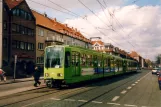 Hannover Straßenbahnlinie 3 mit Gelenkwagen 6160 am Schünemann Platz (2004)