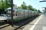 Hannover Straßenbahnlinie 6 mit Gelenkwagen 2538 am Kronsberg (2014)