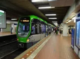 Hannover Straßenbahnlinie 7 mit Gelenkwagen 3012 am Hauptbahnhof (2018)