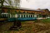 Hannover Triebwagen 603 draußen Straßenbahn-Museum (1986)