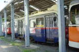 Hannover Triebwagen 902 innen Straßenbahn-Museum (2014)