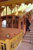 Heidelberg Bergbahn mit Triebwagen Königstuhlbahn 3 am Molkenkur (2009)