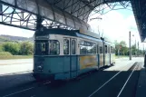 Heidelberg Straßenbahnlinie 24 mit Gelenkwagen 239 am Rohrbach Süd (1998)