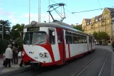 Heidelberg Zusätzliche Linie 21 mit Gelenkwagen 4099 am Bismarckplatz (2009)