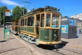 Helsinki Museumslinie mit Triebwagen 50 am Kauppatori/Salutorget (2018)