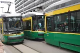 Helsinki Zusätzliche Linie 6T mit Niederflurgelenkwagen 419 auf Mannerheimvägen/Mannerheiminte (2019)