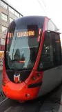 Istanbul Regionallinie T1 mit Niederflurgelenkwagen 811 am Çemberlitaş (2017)