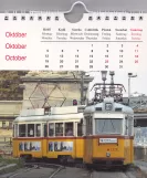 Kalender: Budapest Straßenbahnlinie 19 mit Triebwagen 3326 am Széchenyi Lánchíd (2006)