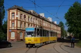 Kaliningrad Straßenbahnlinie 3 mit Gelenkwagen 609 auf Bolshaya Pesochnaya (2012)