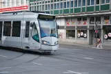 Kassel Regionallinie RT5 mit Niederflurgelenkwagen 707 "Rapunzel"nah Scheidemannplatz (2017)