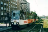 Kattowitz Straßenbahnlinie T11 mit Triebwagen 659 am Koszutka Misjonarzy Oblatów (2004)