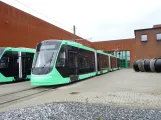 Kopenhagen Stadtbahnwagen 106 vor Kontroll- und Wartungszentrum (2024)