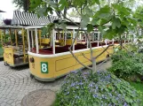 Kopenhagen Tivoli mit Modell Beiwagen 312 am Linie 8 (2019)