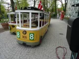 Kopenhagen Tivoli mit Modell Triebwagen 305 am Linie 8 (2018)