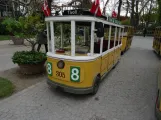 Kopenhagen Tivoli mit Modell Triebwagen 305 am Linie 8 (2024)