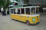 Kopenhagen Tivoli mit Modell Triebwagen 309 am Linie 8 (2015)