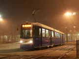 Krakau Straßenbahnlinie 16 mit Gelenkwagen 3304 auf plac Centralny Imienia Ronalda Reagana (2008)