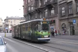 Krakau Straßenbahnlinie 19 mit Gelenkwagen 198 am Stradom (2011)