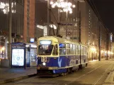 Krakau Straßenbahnlinie 19 mit Gelenkwagen 210 am Dworzec Główny Zachód (2008)