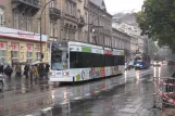 Krakau Straßenbahnlinie 3 mit Niederflurgelenkwagen 2015 auf Juliana Dunajewskiego (2011)