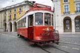 Lissabon Colinas Tour mit Triebwagen 5 auf Praça do Cormércio (2013)