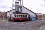 Lissabon Museu da Carris mit Triebwagen 1 draußen Museu da Carris (2003)