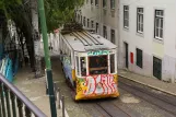 Lissabon Standseilbahn Elevador da Glória auf Calçada da Glória (2013)