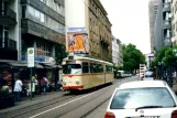 Ludwigshafen am Rhein Straßenbahnlinie 11 mit Gelenkwagen 126 am Ludwigsstraße (2003)