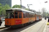 Mailand Straßenbahnlinie 12 mit Gelenkwagen 4841 am P.za Lega Lombarda (2009)